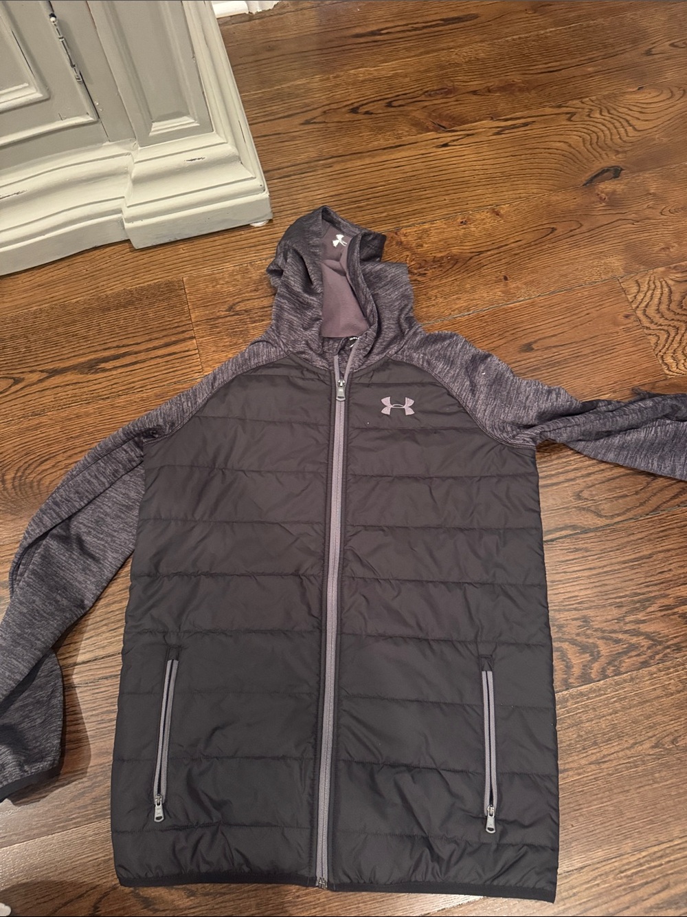 Under Armour Men's Hooded Quilted Puffer Jacket - Charcoal/Heather